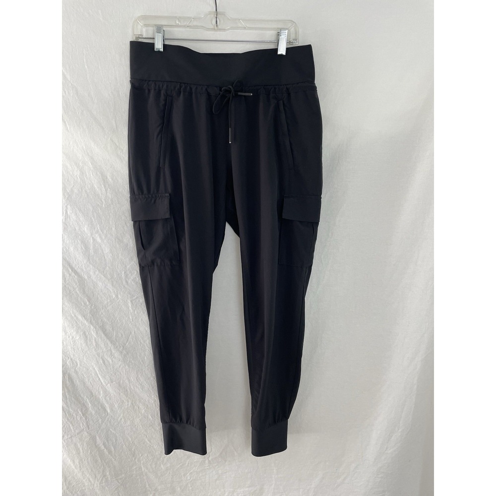 Athleta Pants Womens 8 Tapered Joggers Cargo Pockets Drawstring Elastic Waist